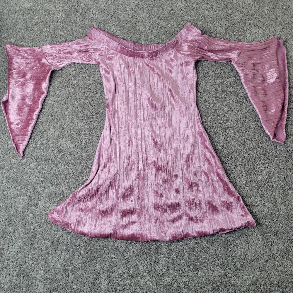 Jasmine Pink Velvet Mini Dress